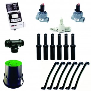 Kit irigare gazon 162-288 m2 Hunter cu programator pe baterie 9V 2