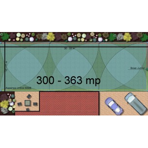 Kit irigare gazon 300-363 m2 Hunter cu programator interior